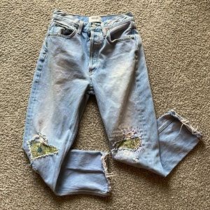 Agolde Riley Jeans Distressed